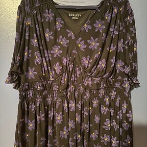Ava & Viv Floral blouse